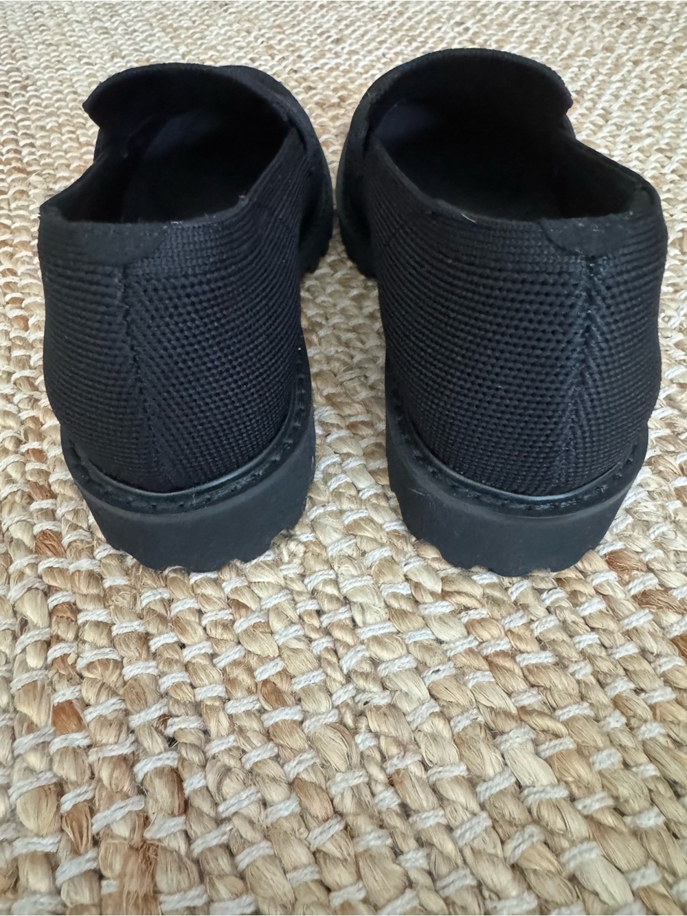 Vivaia Francesca black platform penny loafers w-6.5. - Picture 4 of 4